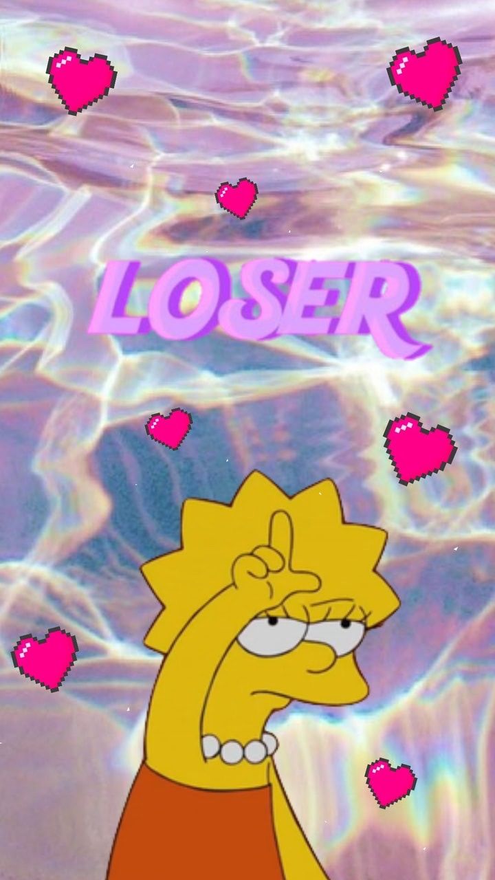 Lisa Simpson estetica pastello, 720x1280 Verticale, Mobile