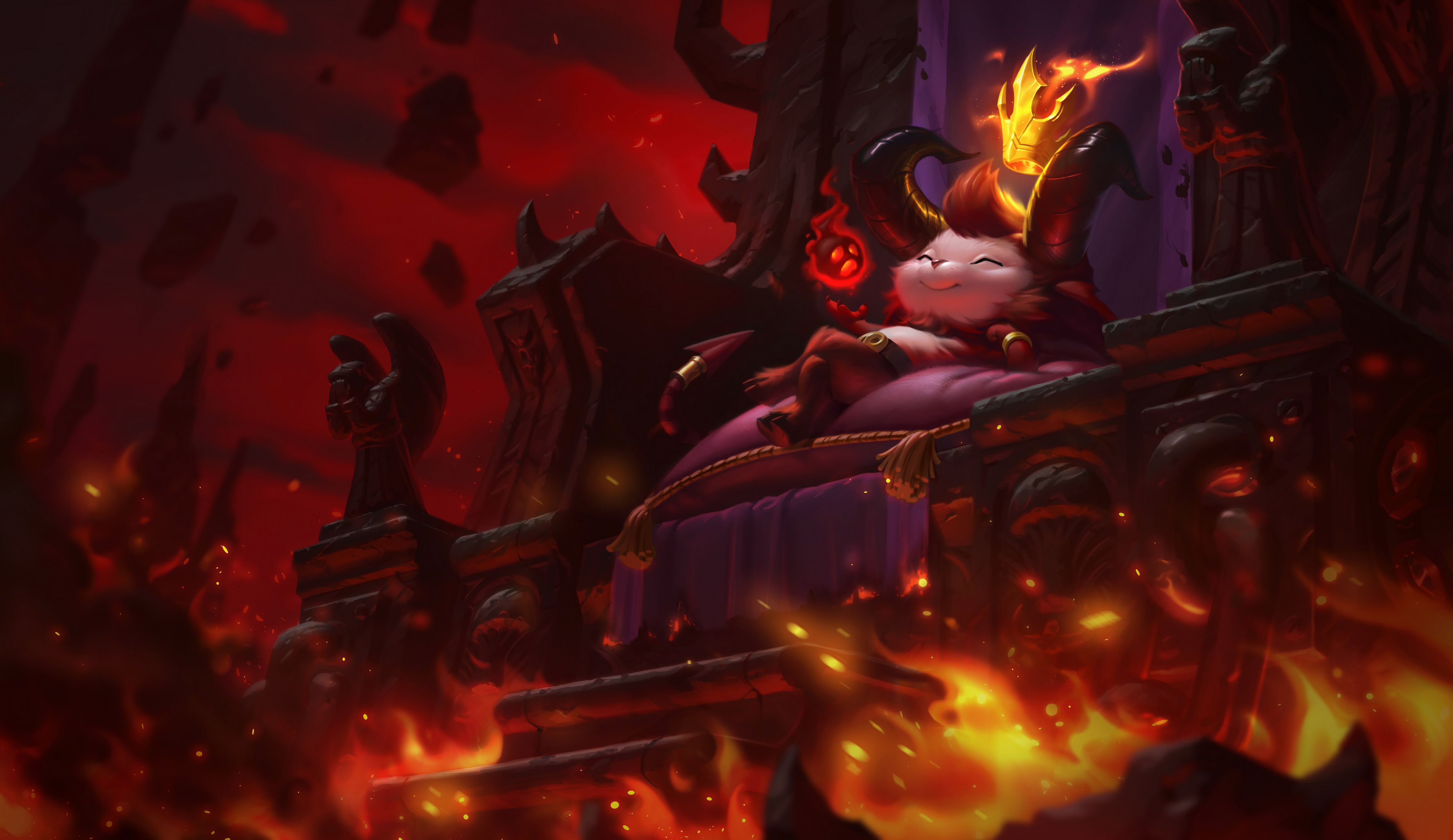 Little Devil Teemo LoL, 5000x2892 4K Ultra HD, Smart TV 4K