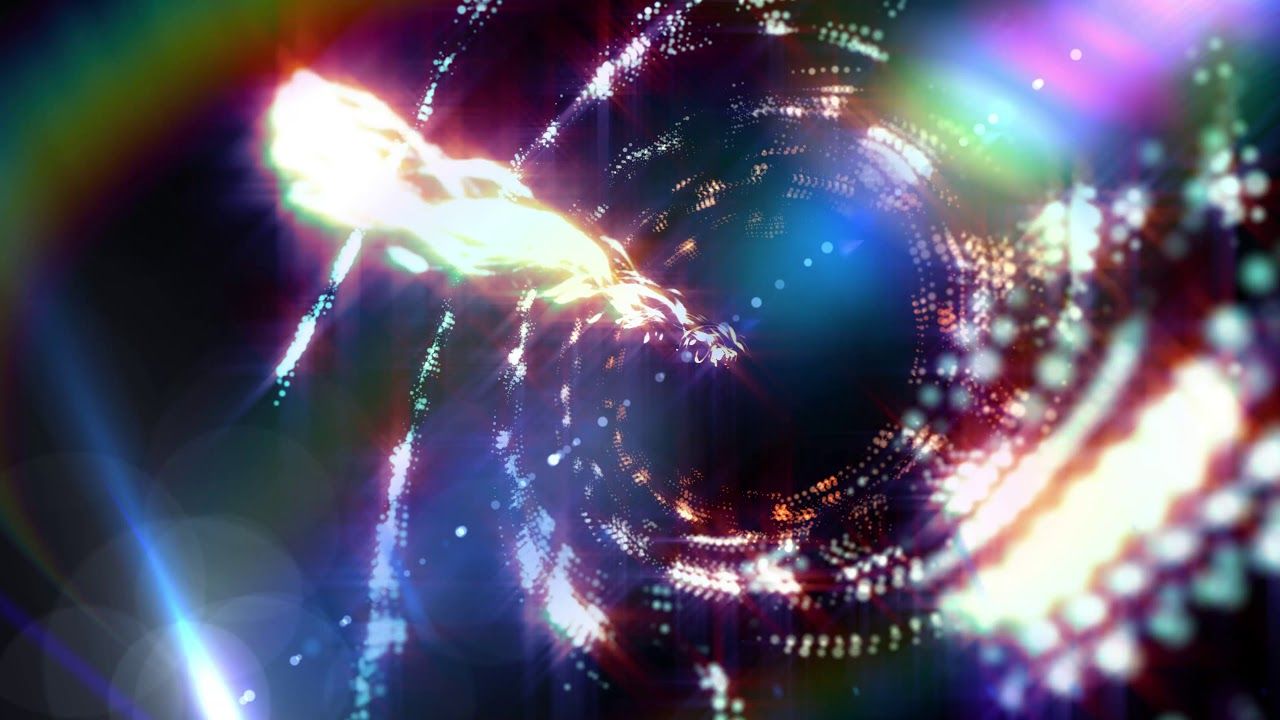 Vortice di particelle luminose, 1280x720 720p, PC