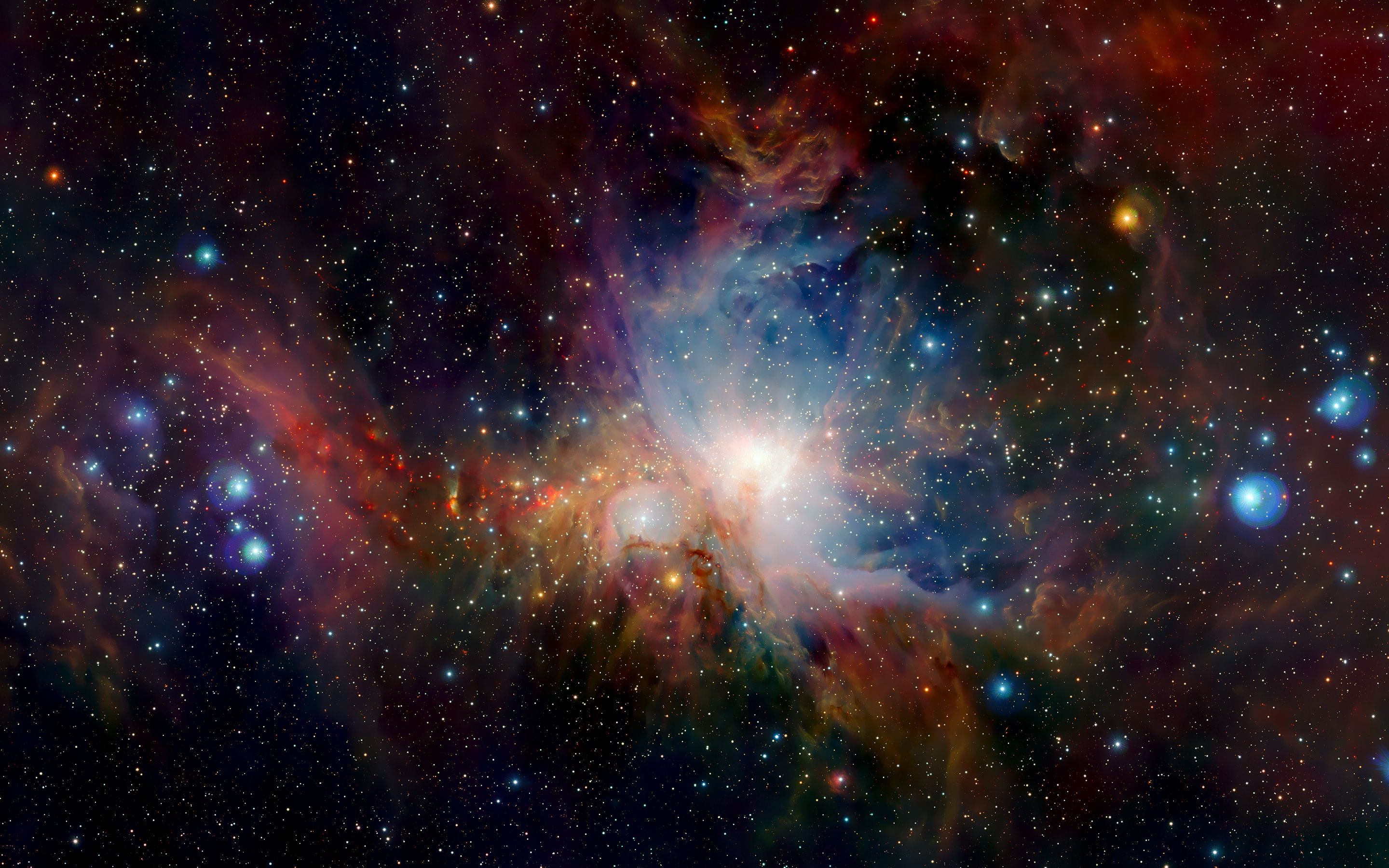 Nebulosa spaziale colorata, 2880x1800 WQXGA, MacBook Pro
