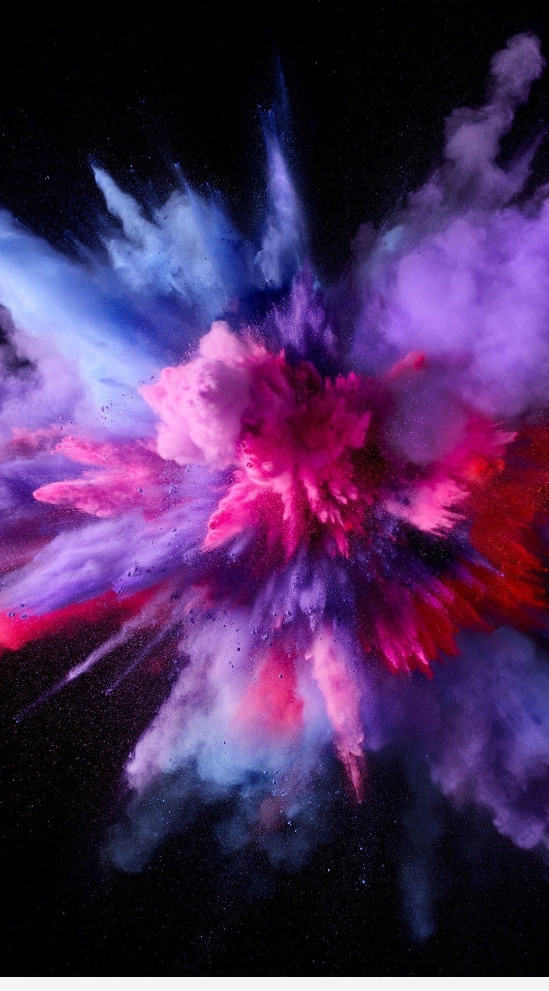 Esplosione di polvere colorata, 1080x1948 Full HD Verticale, iPhone