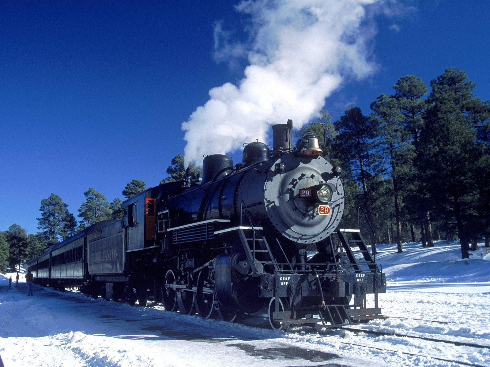 locomotiva a vapore neve, 1600x1200 HD Ready, Desktop