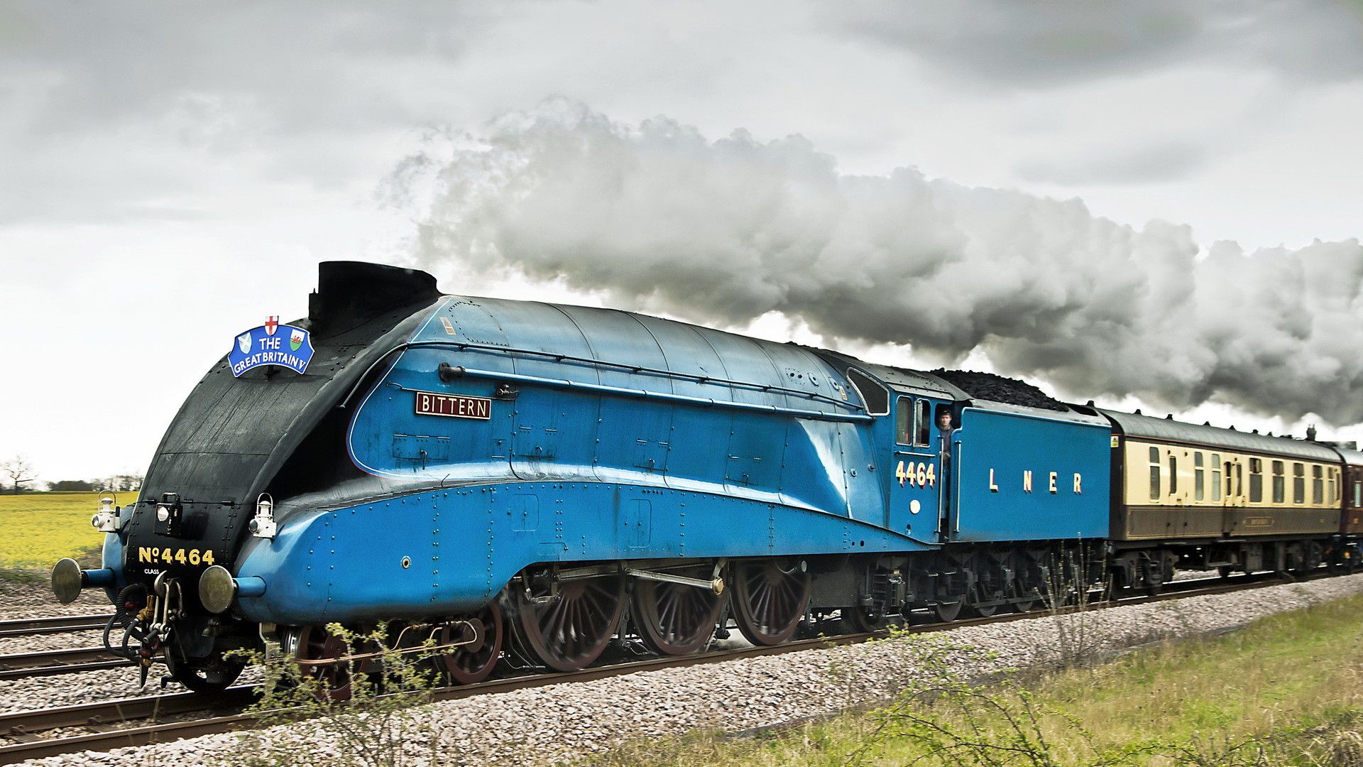 Locomotiva a vapore blu LNER, 1920x1080 1080p, Desktop