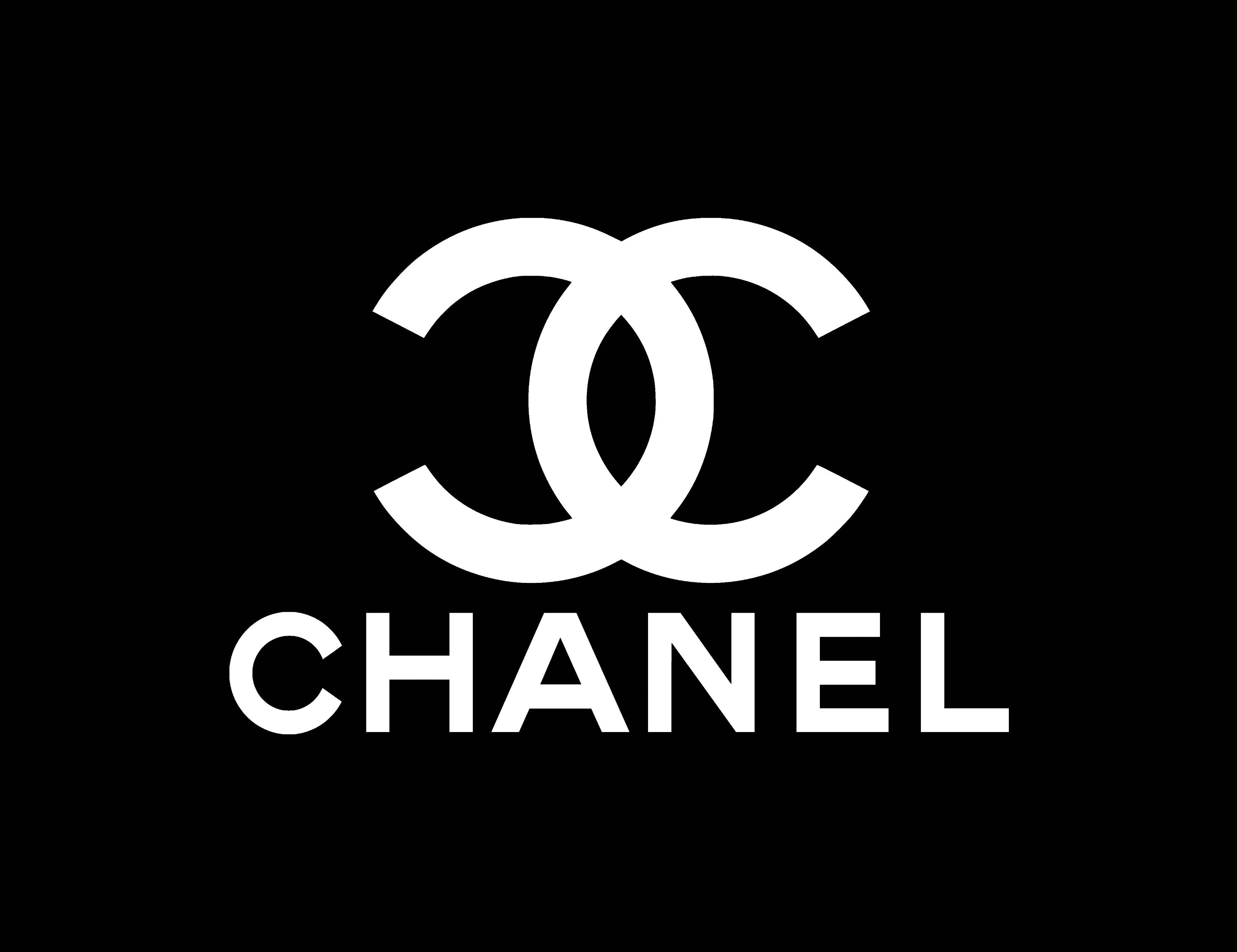 Logo Chanel bianco e nero, moda di lusso, 3600x2770 WQXGA, Desktop