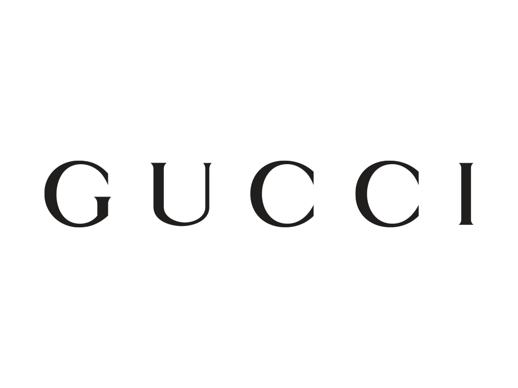 Logo Gucci sfondo grigio, italiana, 1024x768 HD, Desktop