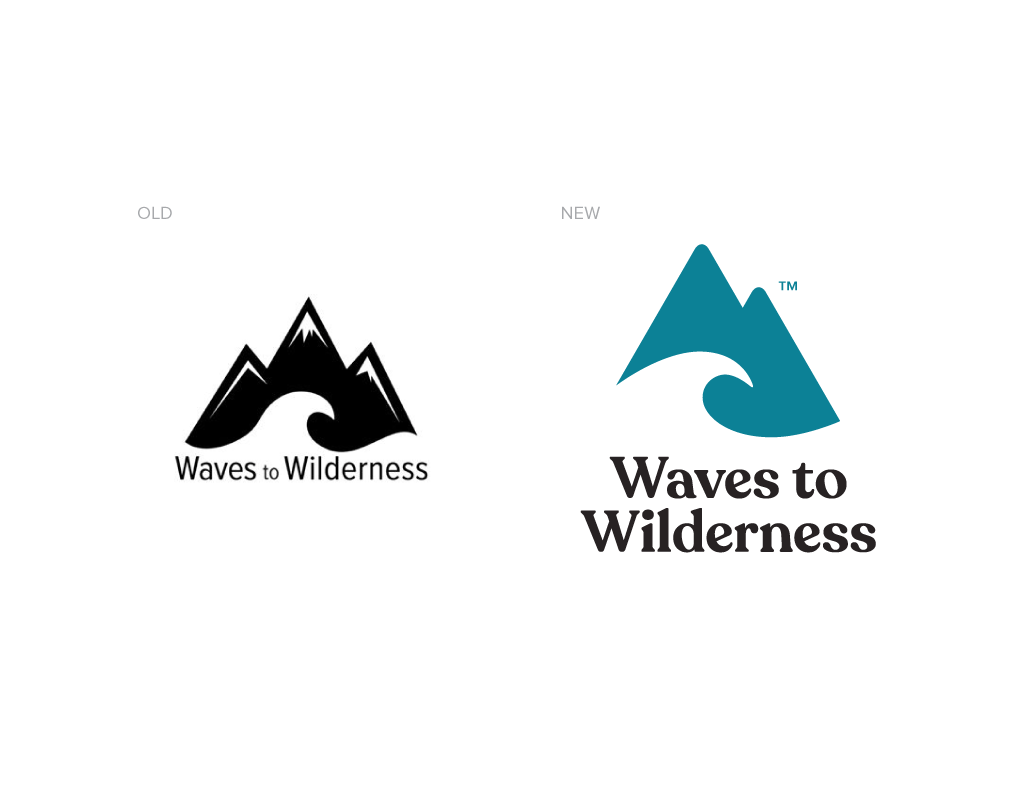 Loghi Waves to Wilderness montagna, 1024x791 HD, iMac