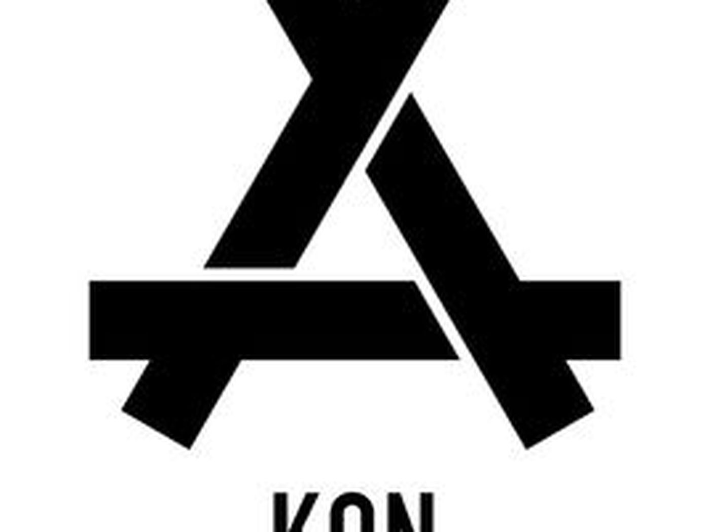Logo nero KON su bianco, 1400x1050 720p, Laptop