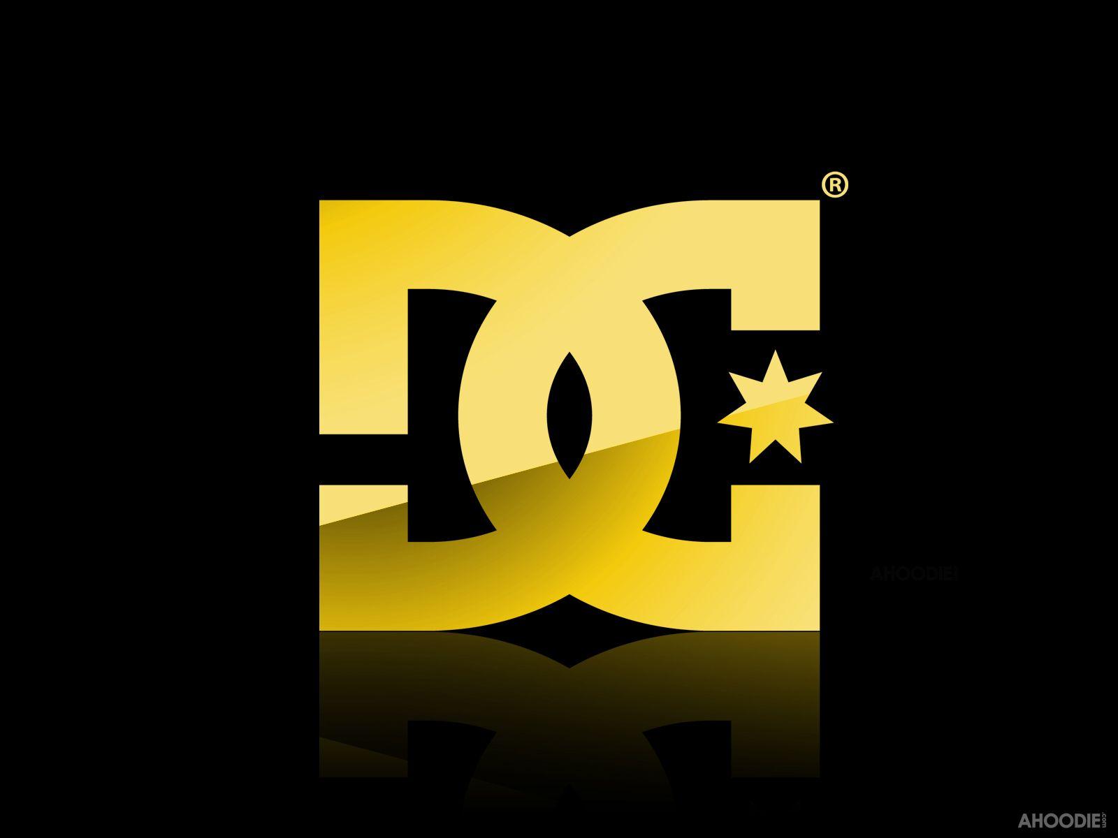 Logo DC Shoes dorato, 1600x1200 900p, Desktop