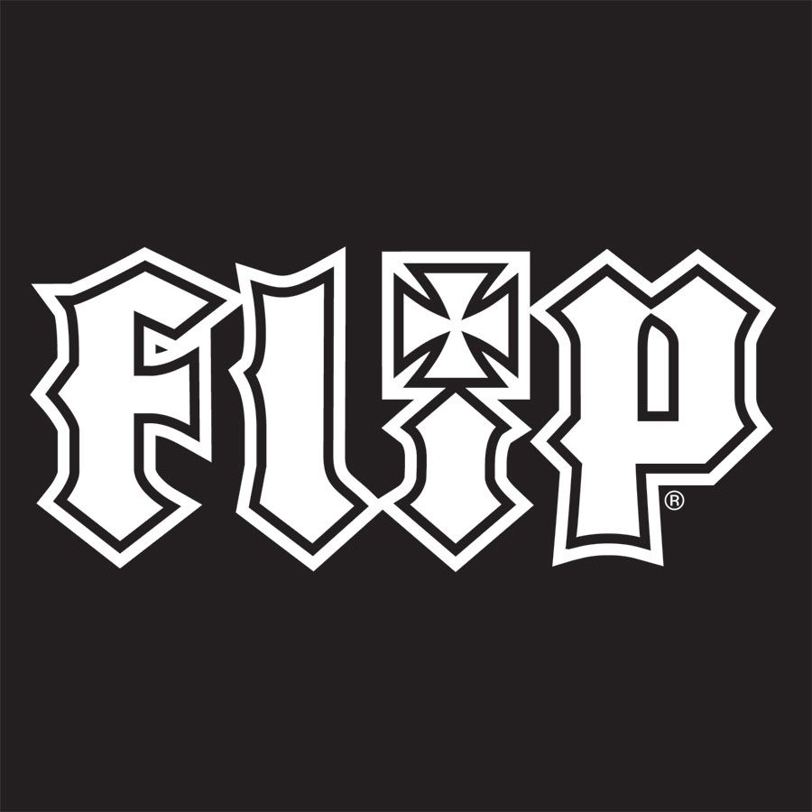 Logo Flip Skateboards bianco nero, 900x900 HD, PC Desktop