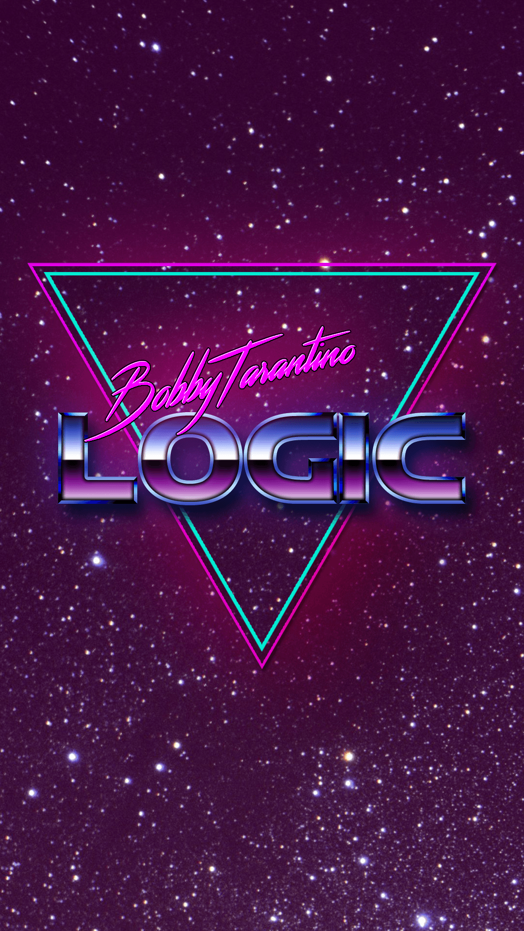 Logo Logic stile anni 80, 1080x1920 Verticale, Mobile