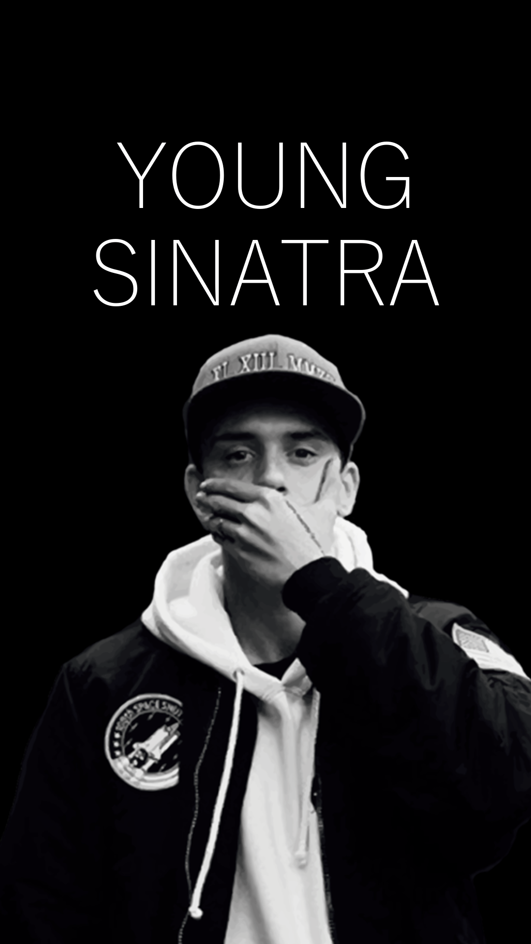 Logic logo silhouette rapper, 1920x1080 1080p, Desktop
