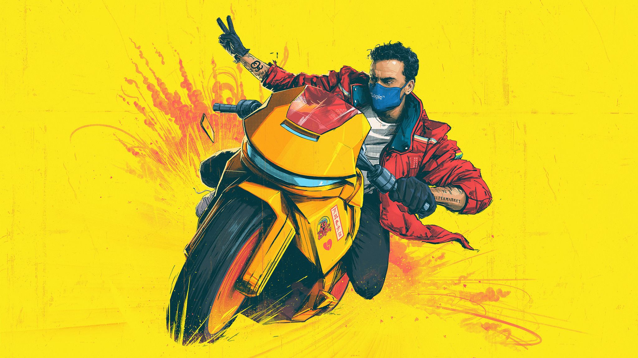 Rapper Logic album cover astronave, 1920x1080 Full HD 1080p, PC Desktop