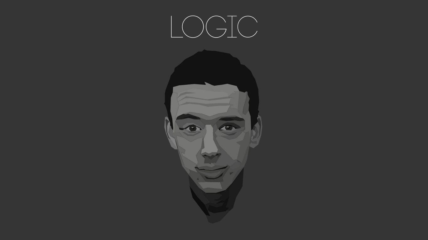 Illustrazione rapper Logic colorata, 750x1334 Full HD Verticale, Smartphone
