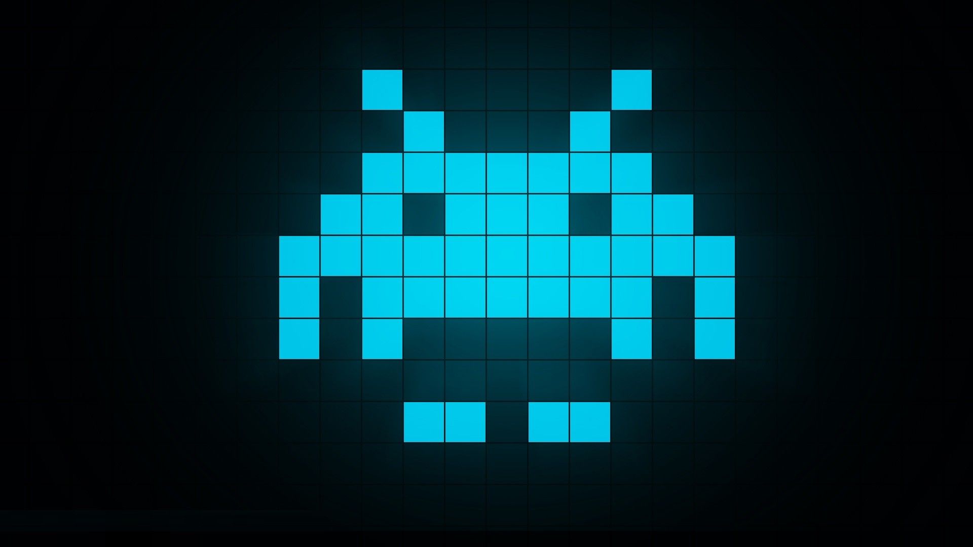 Alieno pixel art Space Invaders, 1920x1080 Full HD 1080p, Desktop