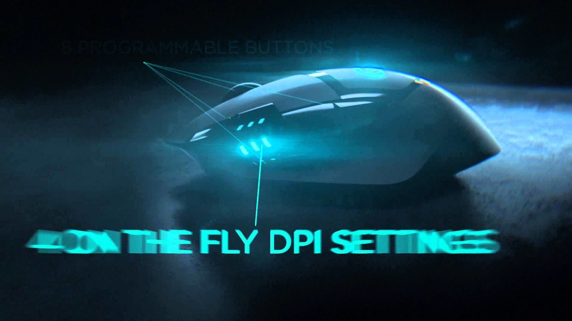 Mouse gaming Logitech blu, 1920x1080 Full HD, PC