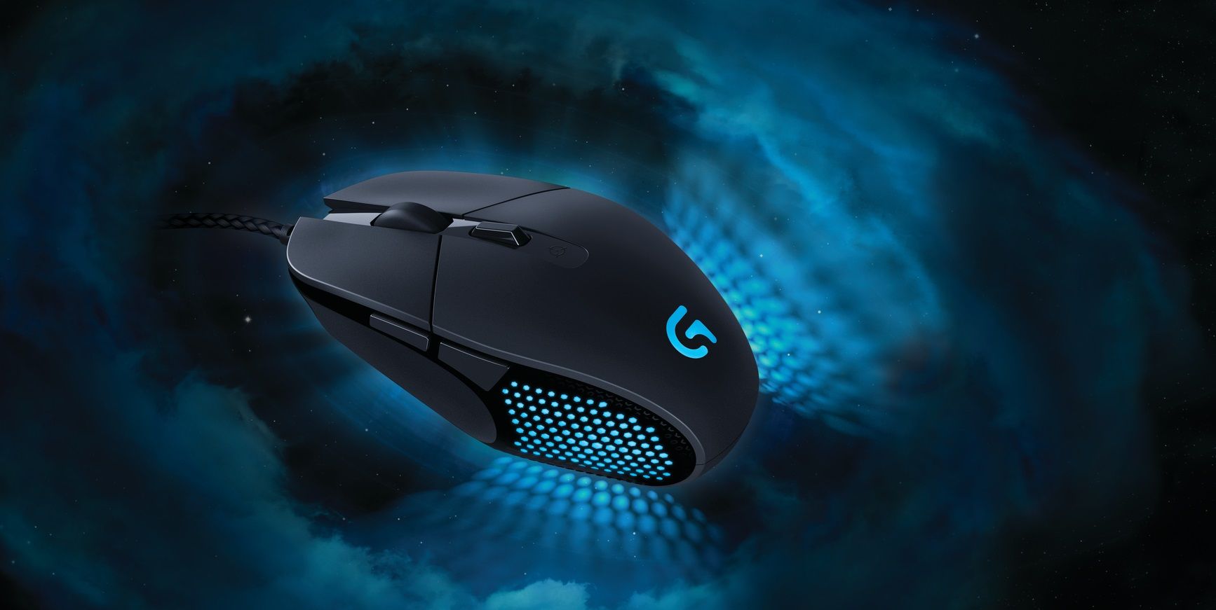 Mouse Logitech G nero blu, 1734x871 HD, Desktop
