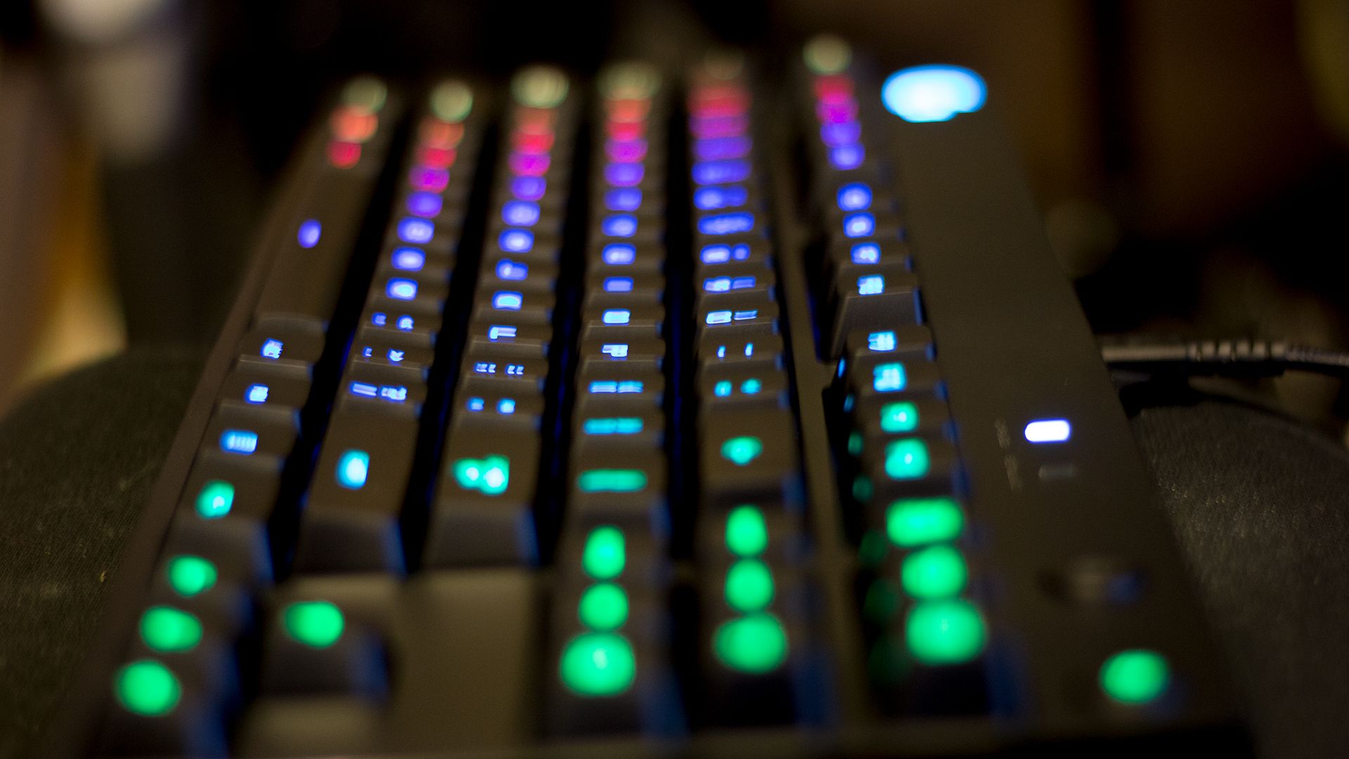 Onda audio verde luminosa, 1920x1080 1080p, PC