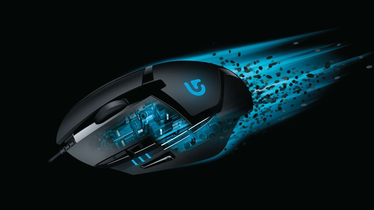 Mouse gaming Logitech nero blu, 1200x674 HD, Laptop
