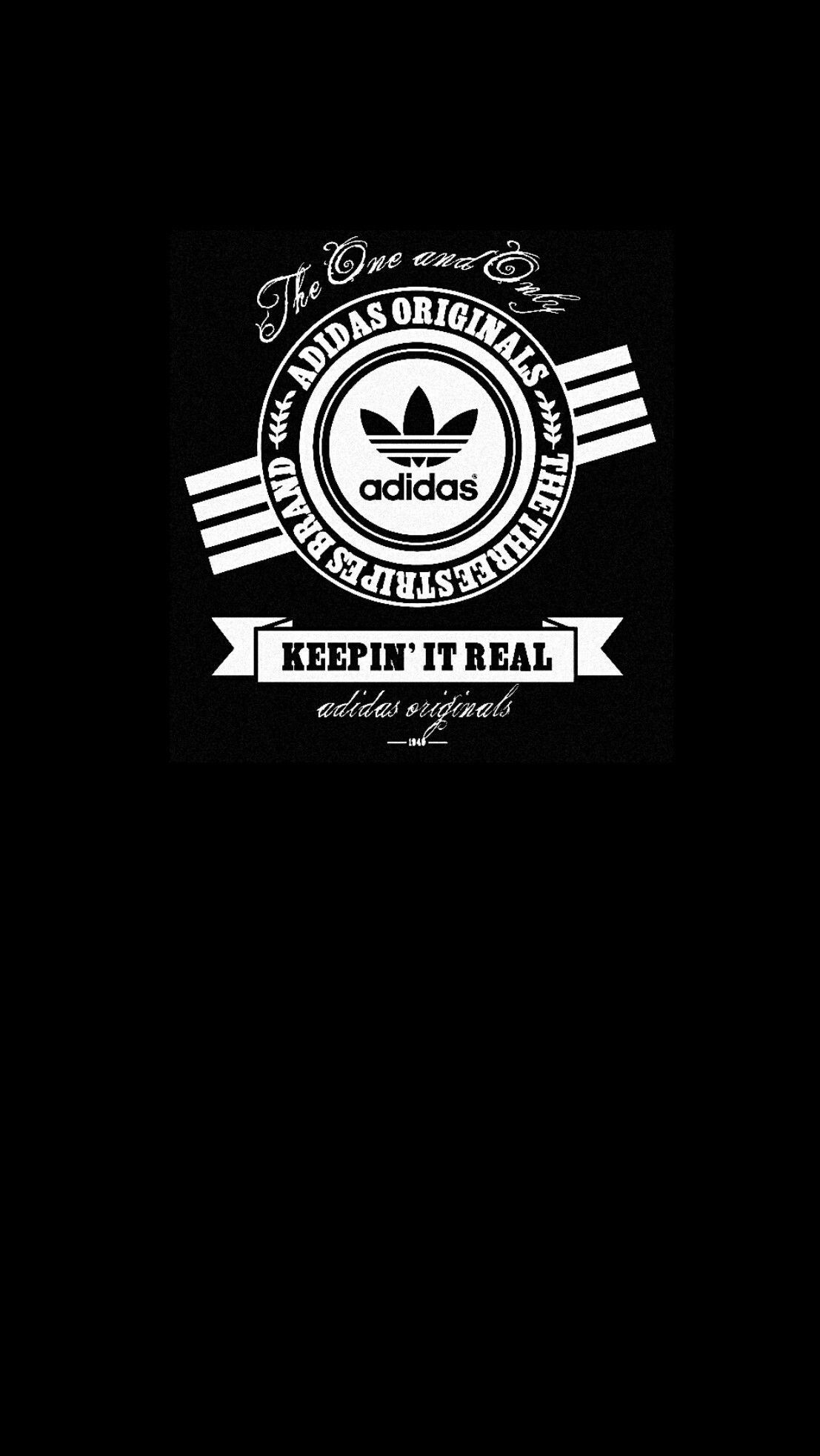 Logo Adidas Originals vintage, 1107x1965 Verticale, iPhone Pro Max