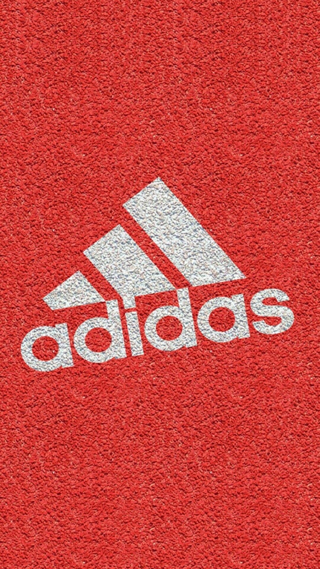 Logo Adidas rosso texture, 1080x1920 Full HD Verticale, iPhone Pro