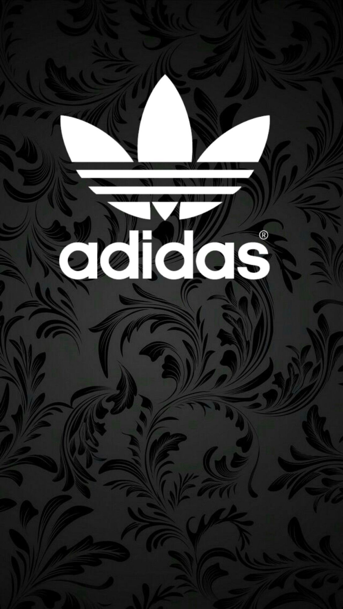 Logo Adidas bianco damascato nero, tre strisce, 1107x1965 Full HD Verticale, iPhone Pro Max