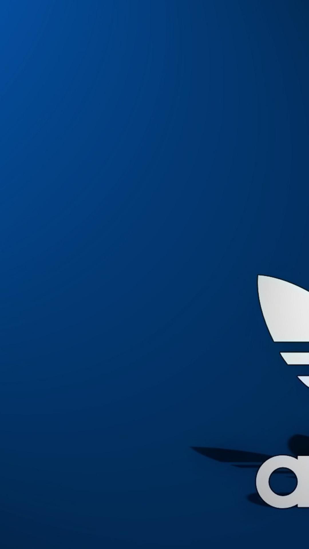 Logo Adidas blu vintage, 1080x1920 Full HD Verticale, iPhone Pro