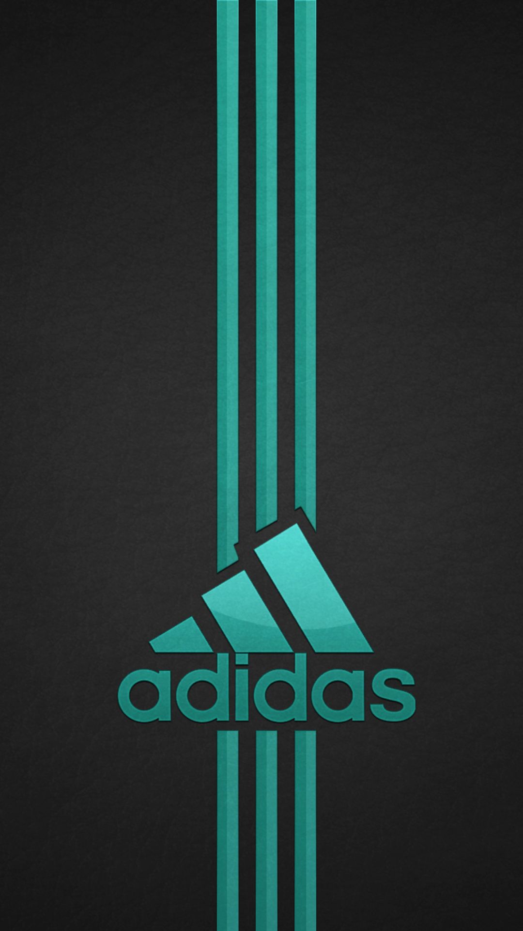 Logo Adidas verde acqua, 1080x1920 Verticale, iPhone Plus