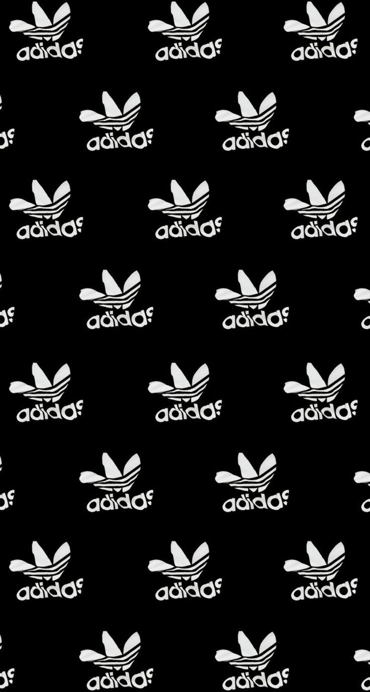 Logo Adidas Trefoil vintage, 736x1377 Verticale, iPhone Air