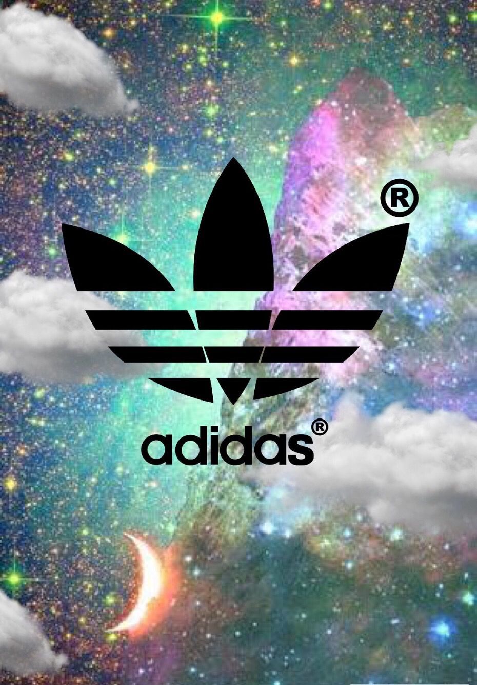 Logo Adidas fumo blu, 720x1282 Full HD Verticale, iPhone