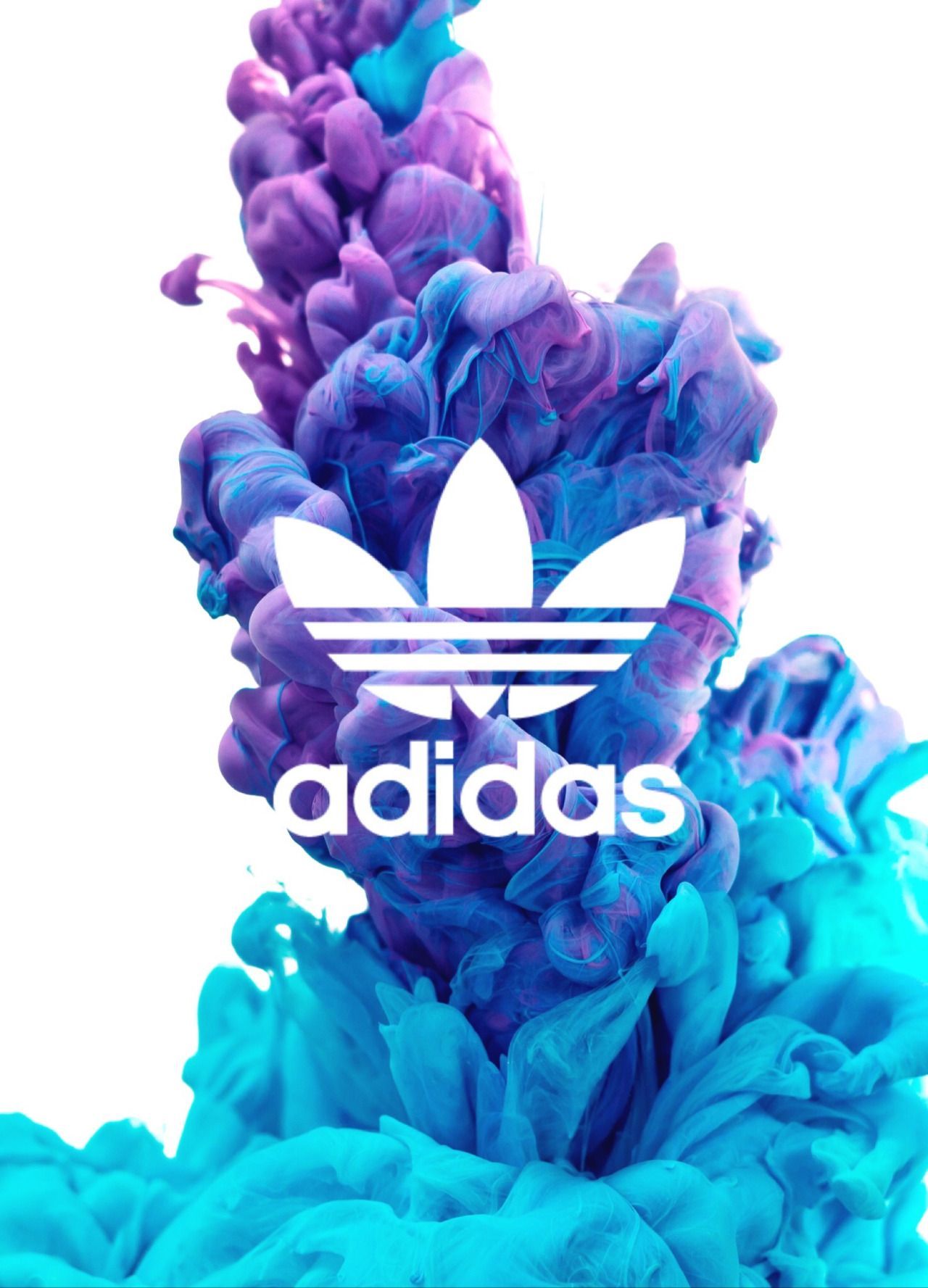 Logo Adidas con fumo colorato, 1280x1777 Verticale, Mobile