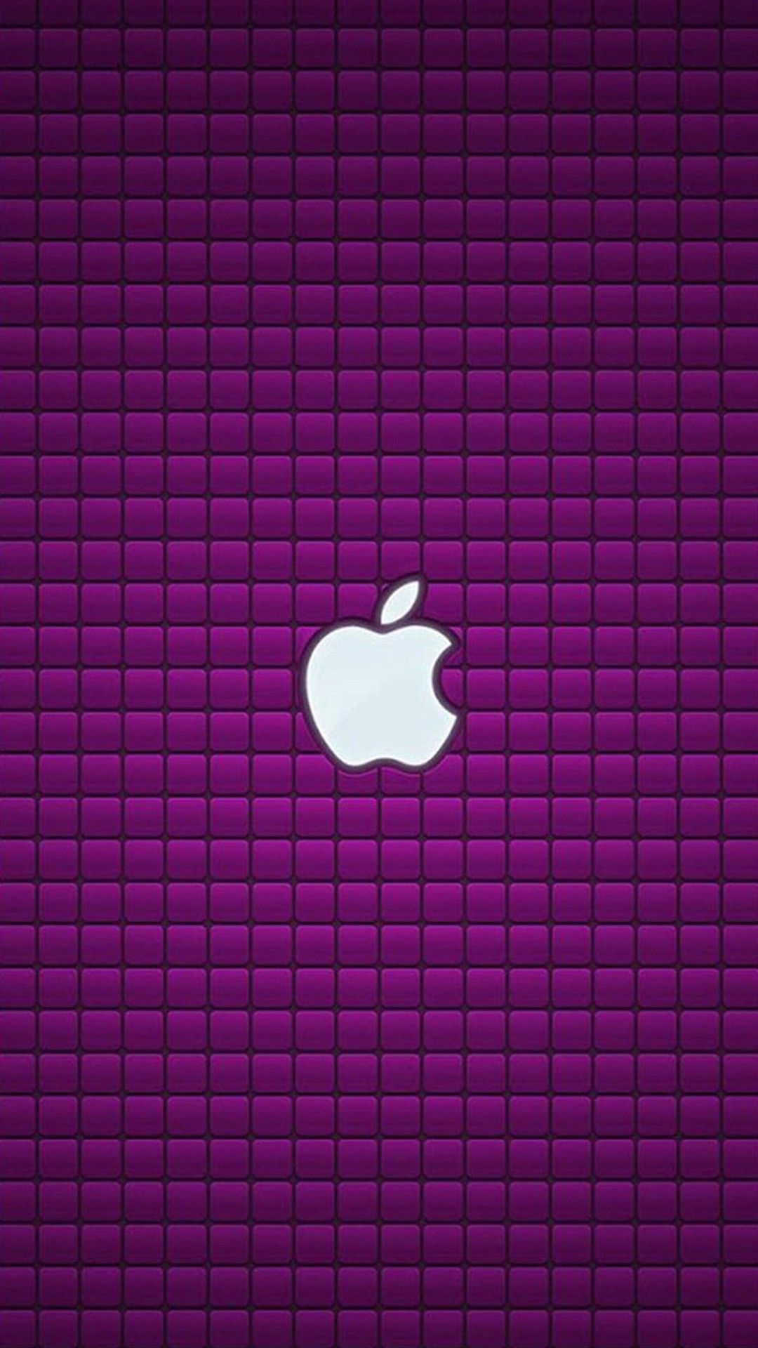 Logo Apple viola griglia, 1080x1920 Full HD Verticale, iPhone