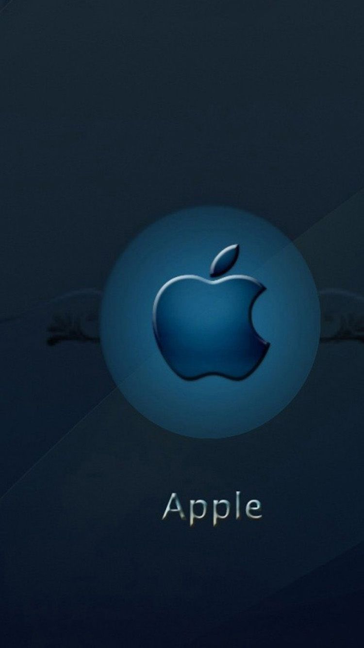 Logo Apple bianco sfondo blu, 1920x1200 WUXGA, Laptop