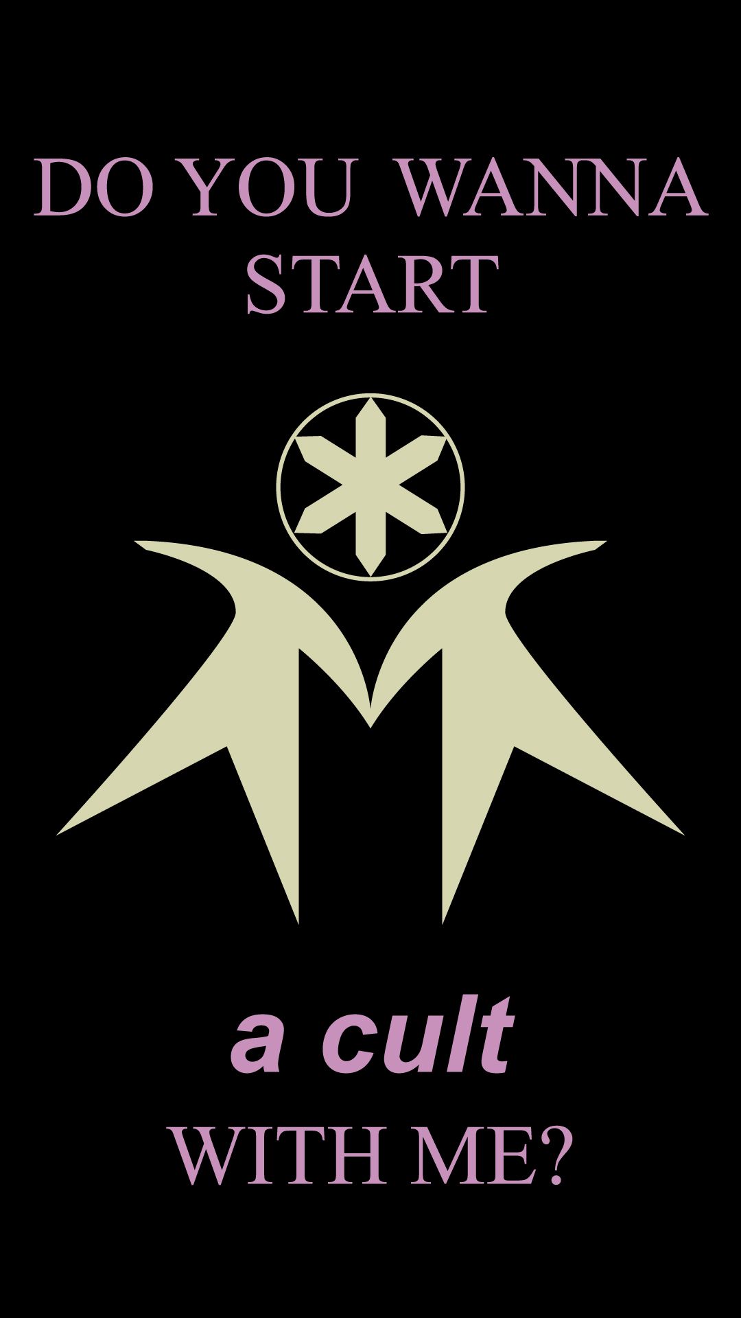 Logo Bring Me the Horizon nero, 1080x1920 Verticale, Telefono