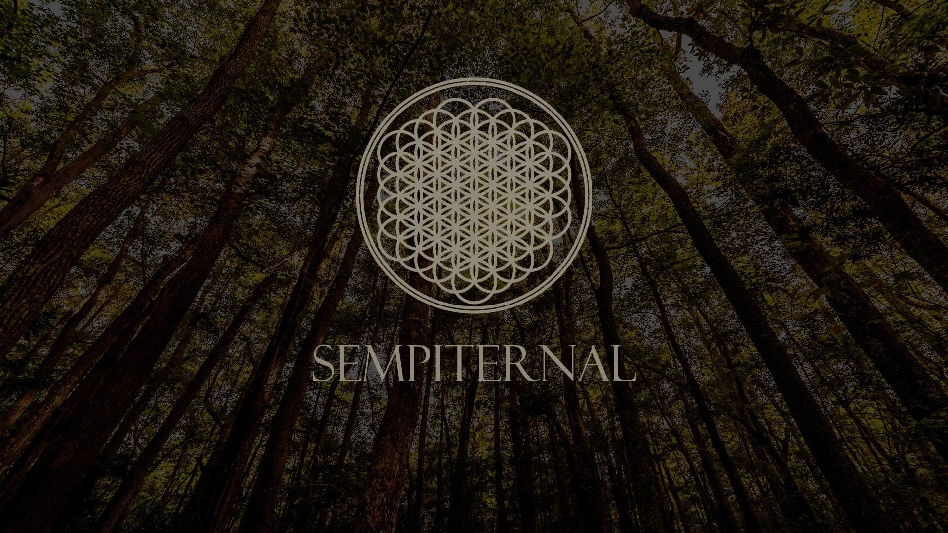 Logo Sempiternal foresta scura, 1920x1080 Full HD, PC