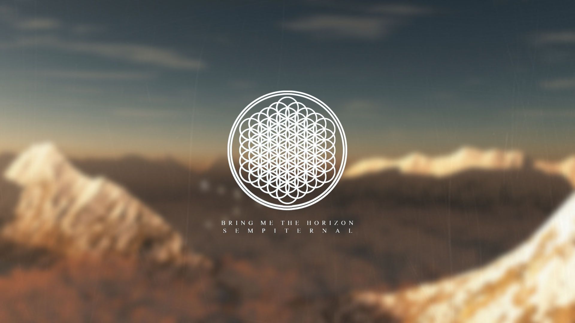 Logo Bring Me the Horizon blu, 1080x1920 Verticale, Mobile