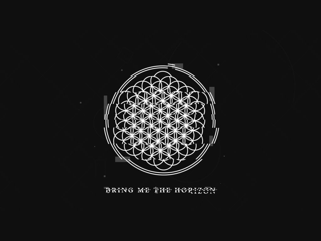 Logo Bring Me the Horizon geometrico, 1024x768 HD, PC