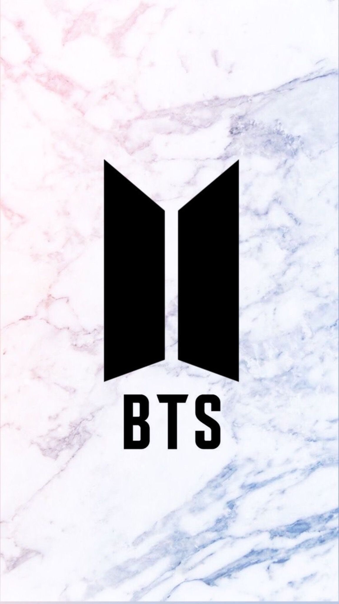 Logo BTS su marmo, 1152x2048 Verticale, Telefono