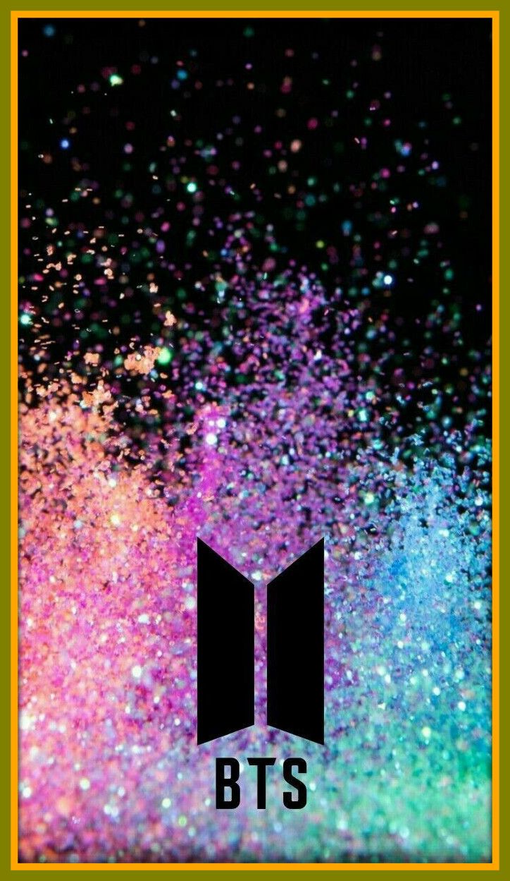 Logo BTS glitter colorato, 724x1249 Full HD Verticale, Google Pixel