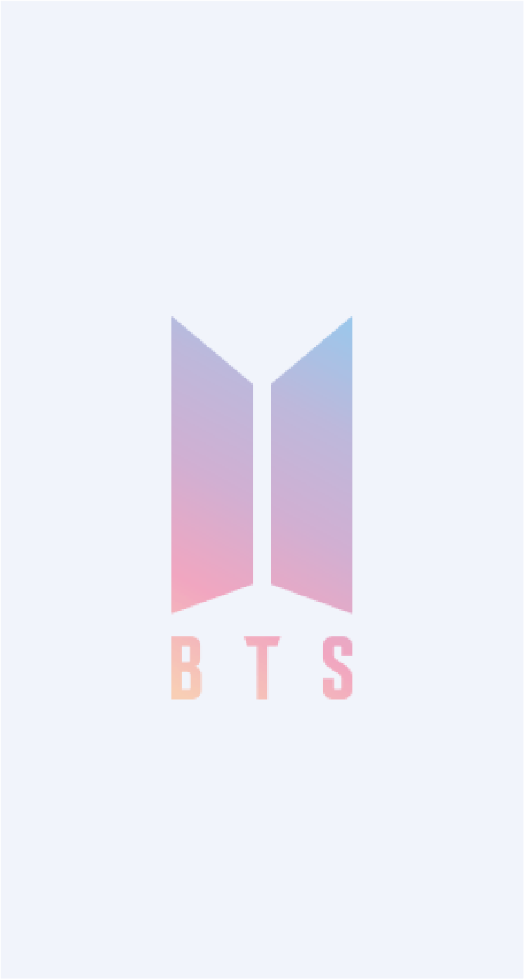 Logo BTS gradiente pastello, Bangtan Sonyeondan, 746x1394 Full HD Verticale, iPhone