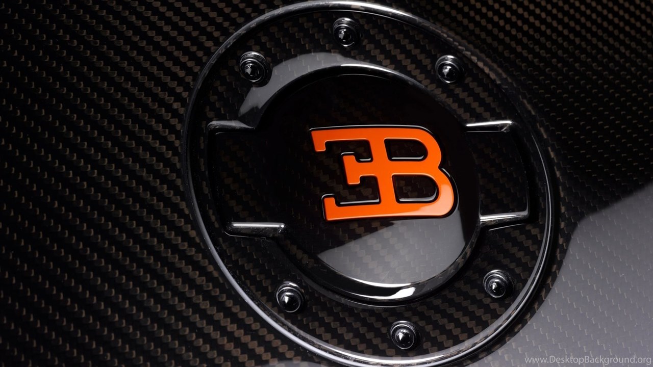 Logo Bugatti su fibra di carbonio, 1280x720 720p, PC
