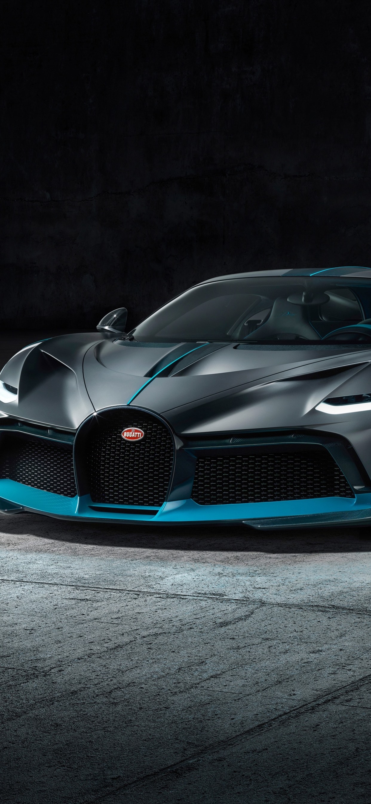 Bugatti Divo grigia sportiva, 1242x2688 Verticale, Mobile