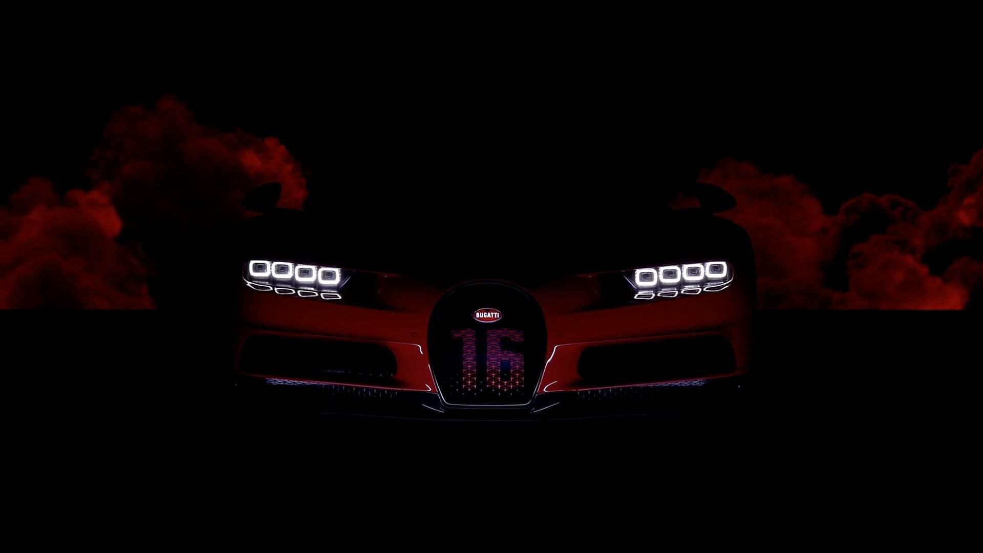 Logo Bugatti auto rossa fumo, 1920x1080 1080p, Desktop