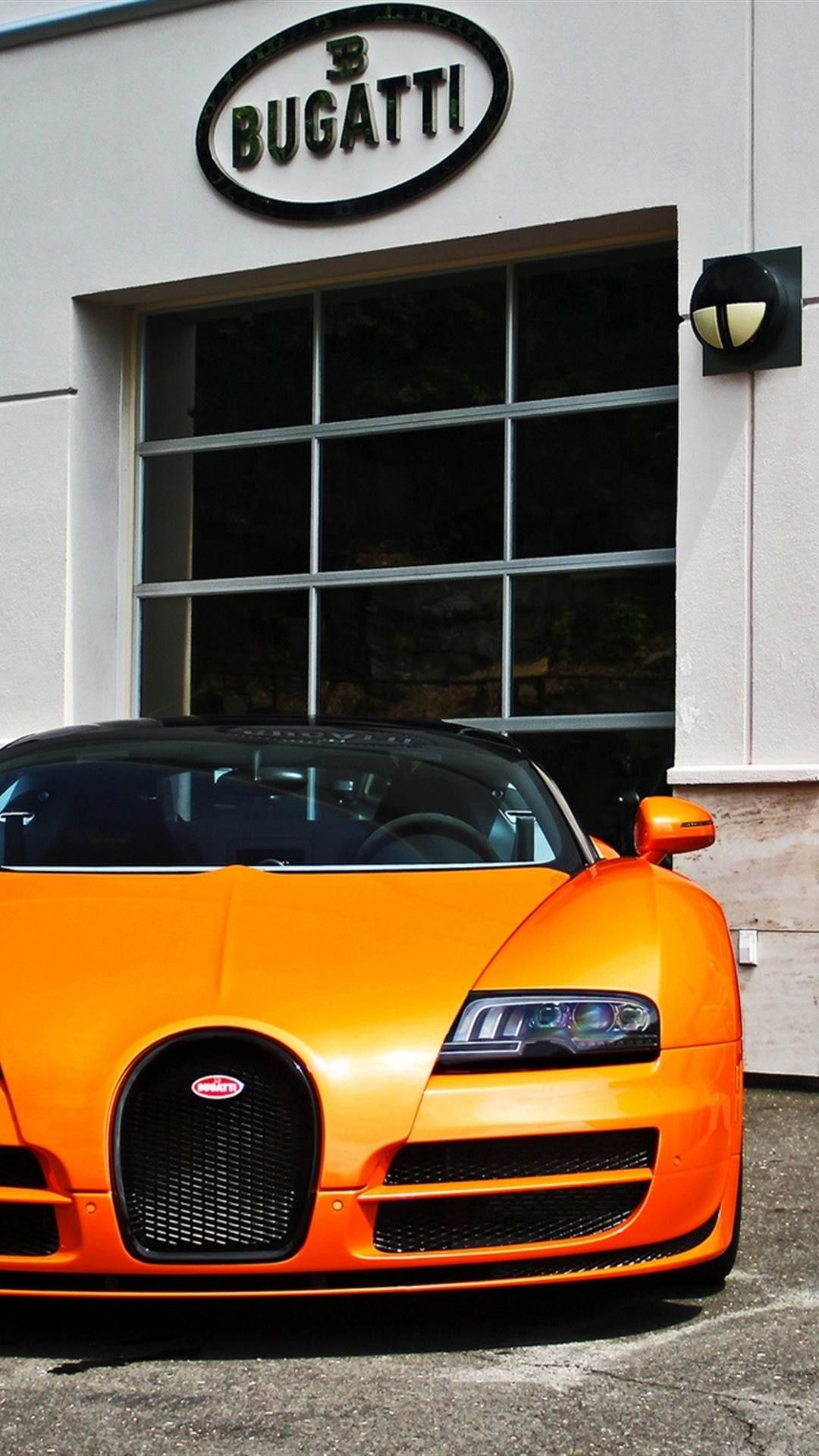 Bugatti nera con logo, 1440x2560 Full HD Verticale, iPhone