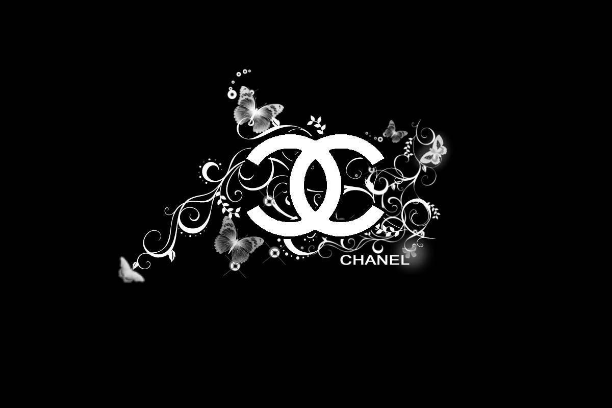 Logo Chanel con farfalle, 1200x799 HD, Desktop