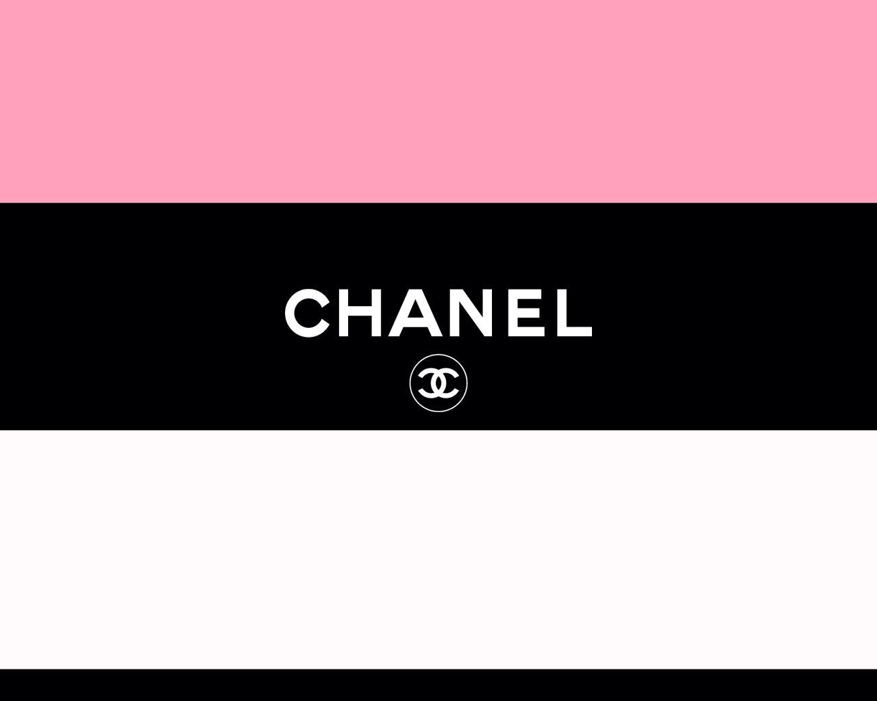 Logo Chanel su strisce rosa nero, 1280x1024 HD, ROG Asus Laptop