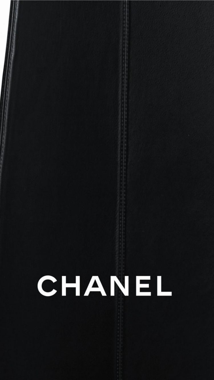Logo Chanel su nero, 750x1334 Full HD Verticale, Smartphone