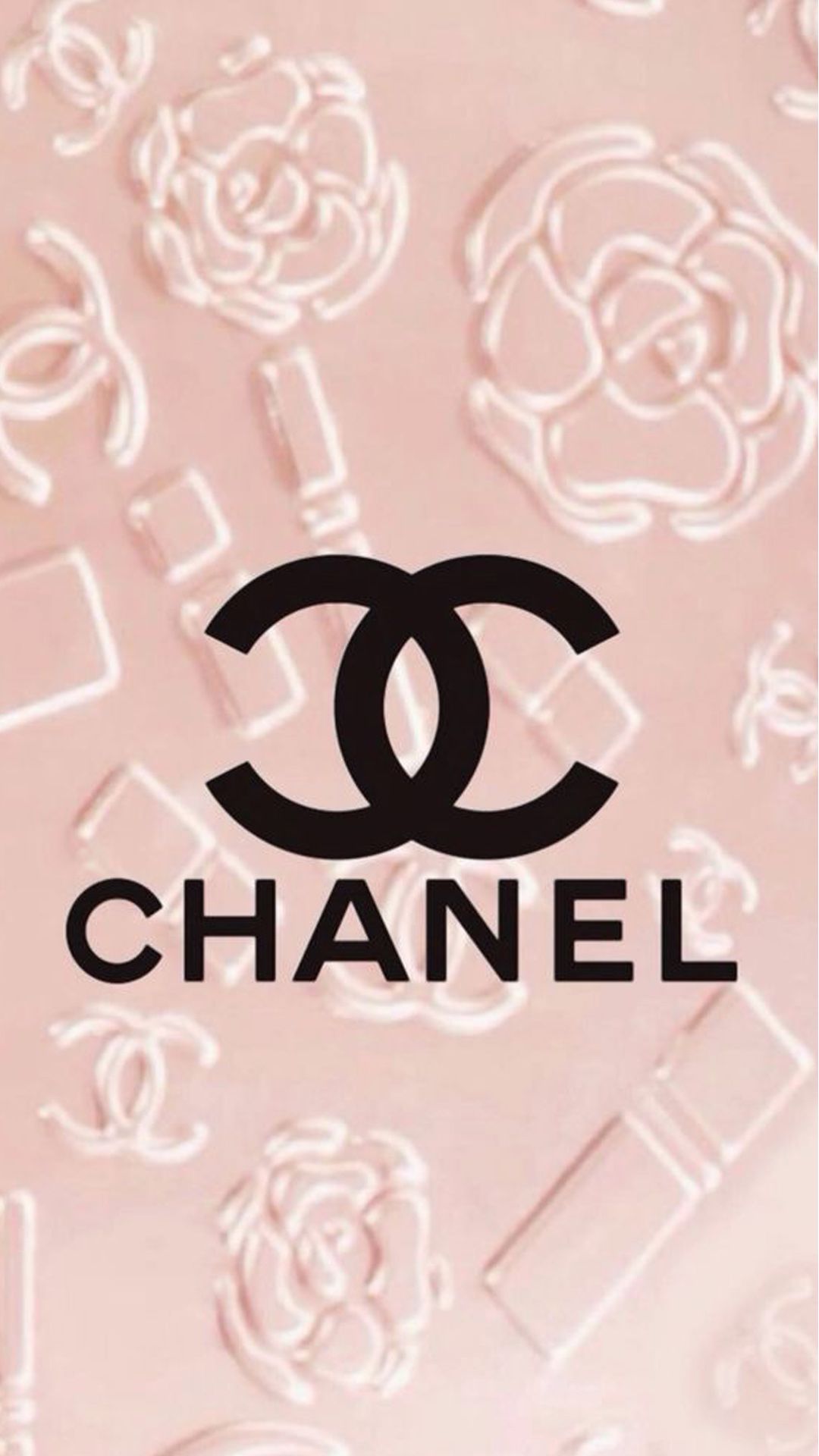 Logo Chanel su rosa, francese, 1080x1920 Full HD Verticale, iPhone