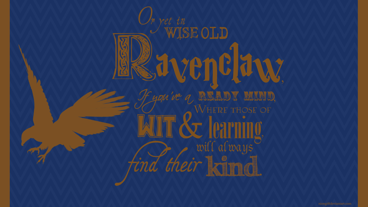 Corvonero Ravenclaw stemma testo, 1191x670 HD, Laptop