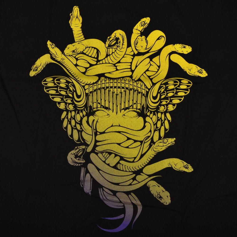 Logo Medusa dorato Crooks Castles, 1000x1000 HD, Desktop