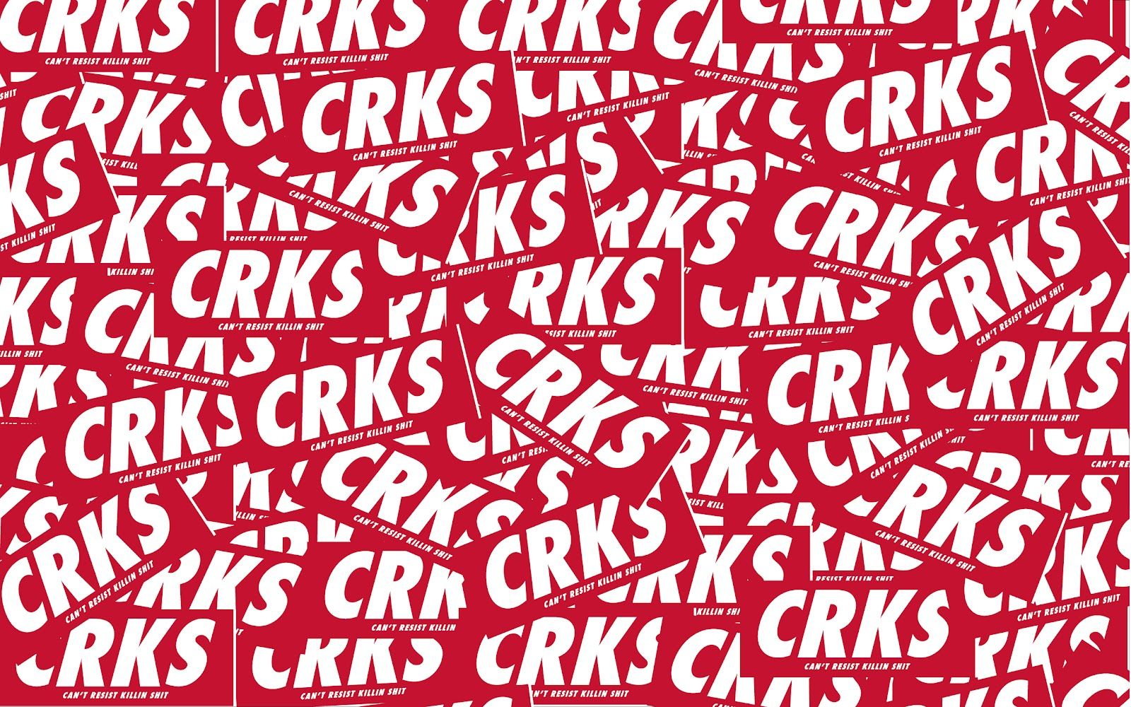 Logo Crooks and Castles nero bianco, 1000x1000 HD, Desktop
